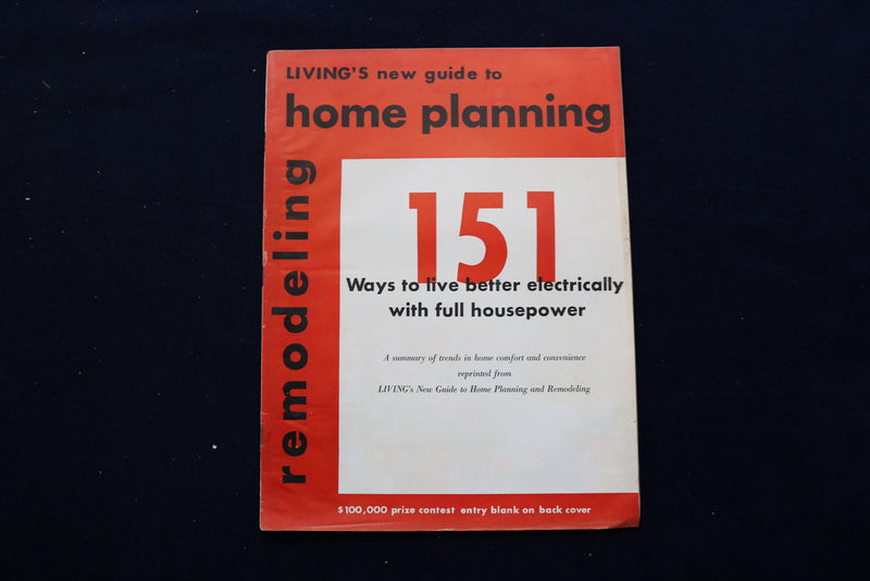 1959 LIVING'S NEW GUIDE TO HOME PLANNING MAGAZINE - REMODELING COVER - E 11311