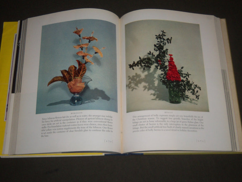1953 CONWAY'S TREASURY OF FLOWER ARRANGEMENT INSCRIBED BOOK & LETTER - I 1234