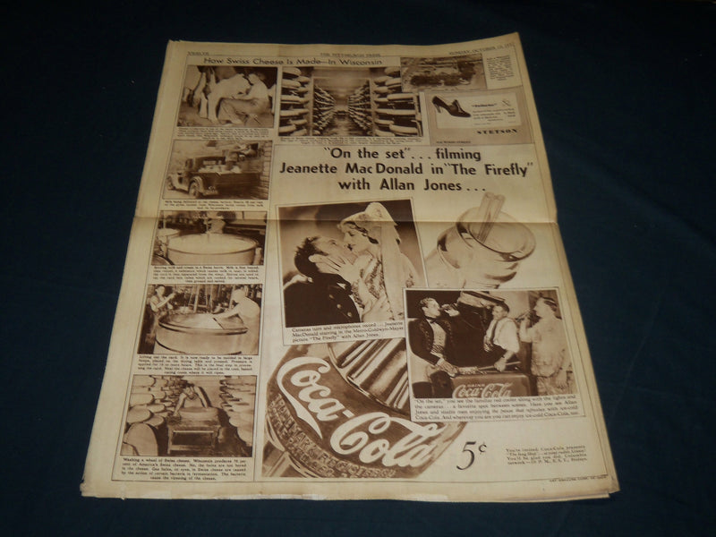 1937 OCT 20 THE PITTSBURGH PRESS SUNDAY ROTO SECTION - THE TRIANGLE - NP 4532