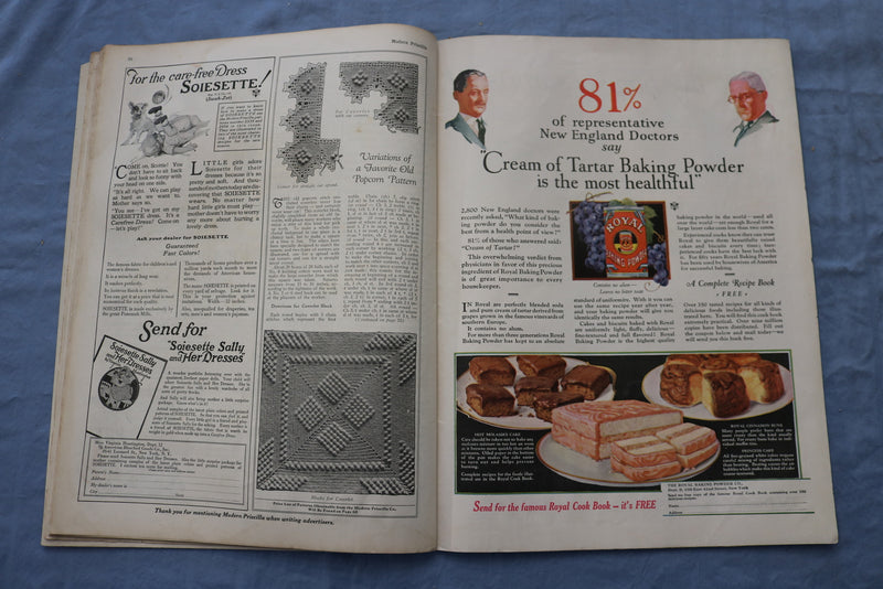 1927 FEBRUARY THE MODERN PRISCILLA MAGAZINE - ANNIVERSARY NUMBER - SP 4783C