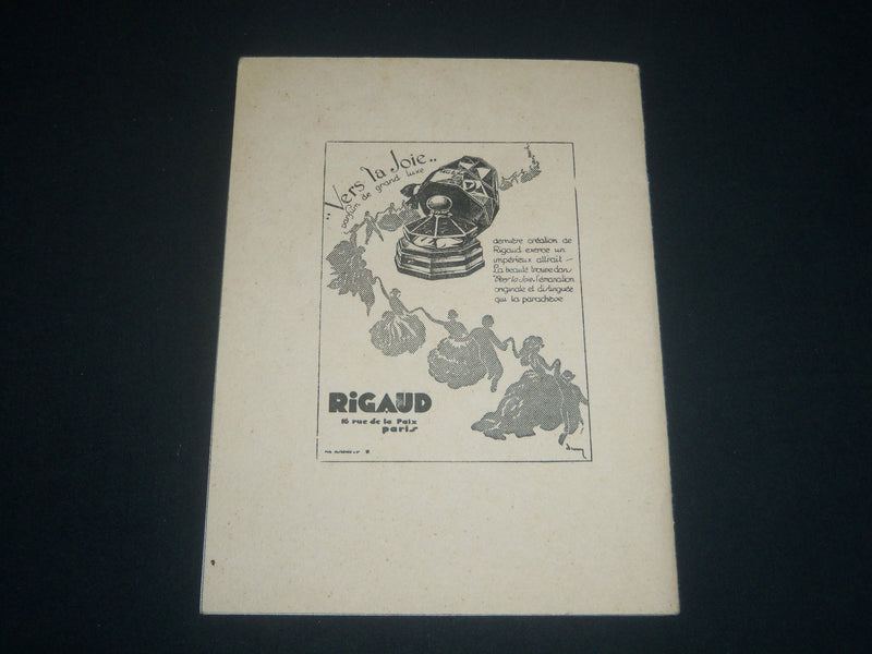 1930 ACADEMIE NATIONALE DE MUSIQUE DANSE PROGRAM - ROMEO ET JULIETTE - J 4215