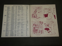 1943 OUR TOWN CHICAGO'S OWN MAGAZINE LOT OF 2 - DEMARCO - PITTS - J 3517
