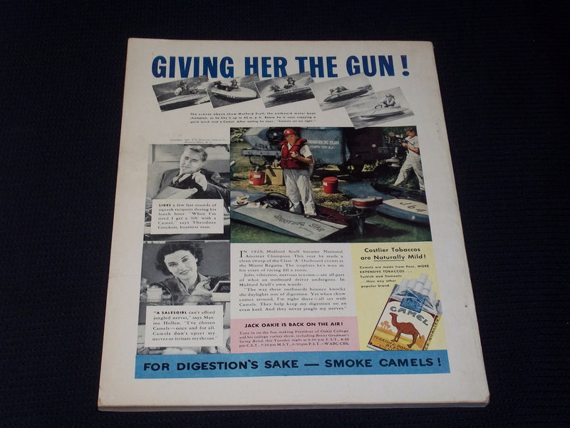 1937 NOVEMBER POPULAR SCIENCE MAGAZINE BEAUTFUL ILLUSTRATED FRONT COVER - E 4371
