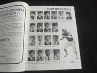 1977 OCTOBER 22 FOOTBALL PROGRAM- NORTHWESTERN UNIV VS PENN STATE UNIV - B 5533Z