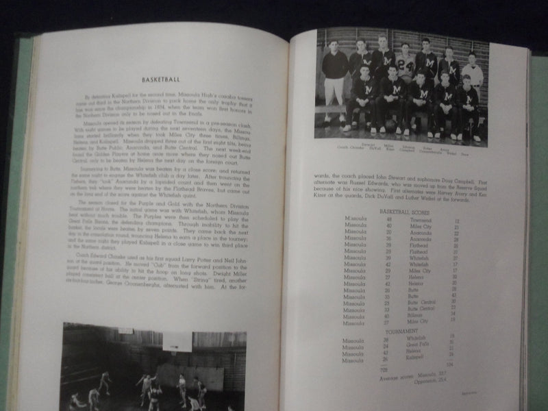 1937 THE BITTER ROOT MISSOULA COUNTY HIGH SCHOOL YEARBOOK-MISSOULA, MO - YB 3325