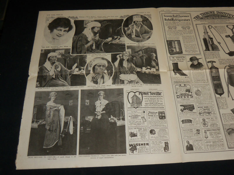 1916 OCTOBER 8 THE TRIBUNE GRAPHIC SECTION - NIJINSKY - NEW YORK GIANTS- NP 5427