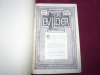 1921 JAN-DEC THE BUILDER U. K. MAGAZINE BOUND VOLUMES - 2 VOLS - FOLD OUTS- C 32