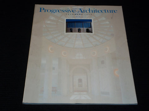 1985 DECEMBER PROGRESSIVE ARCHITECTURE MAGAZINE - BEEBY COVER - E 4126