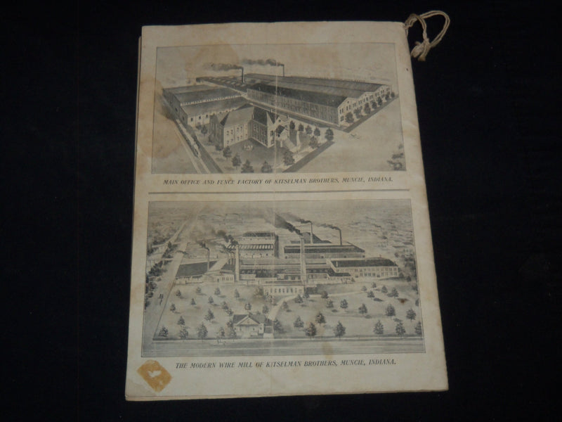 1910'S KITSELMAN BROTHERS FENCE CATALOG NO. 33 - MUNCIE, INDIANA - J 9142