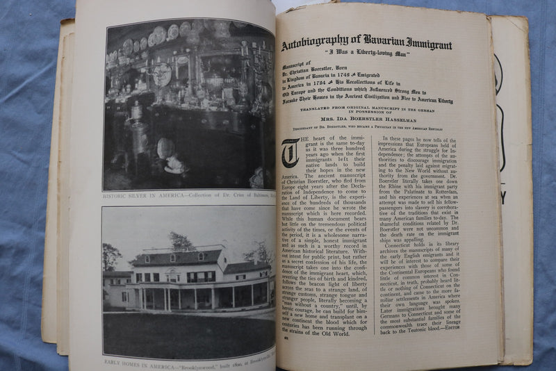 1908 THE CONNECTICUT MAGAZINE - SOFTCOVER - K 3205