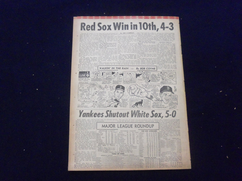 1958 JULY 15 BOSTON DAILY RECORD NEWSPAPER - GI'S LAND IN MIDEAST - NP 6356