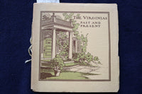 1903 THE VIRGINIAS PAST AND PRESENT - SOFTCOVER BOOK - K 1473