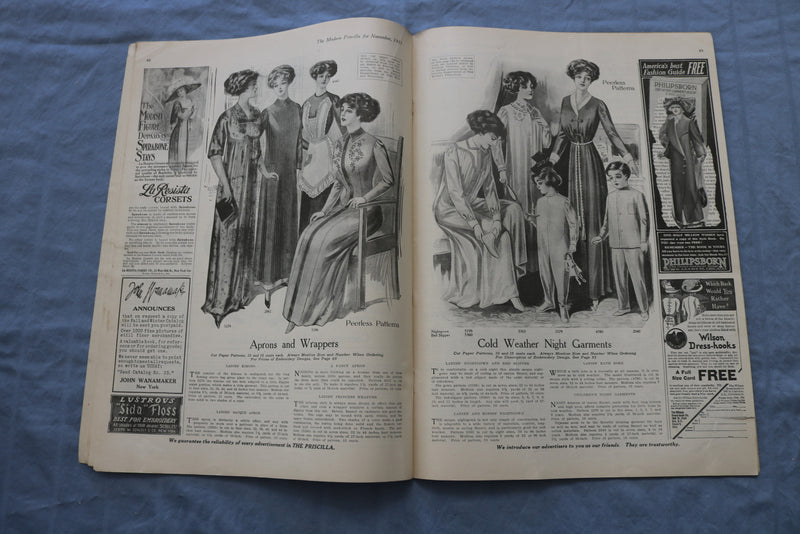 1911 NOV THE MODERN PRISCILLA MAGAZINE - ILLUSTRATIONS, STORIES & ADS - SP 4782G