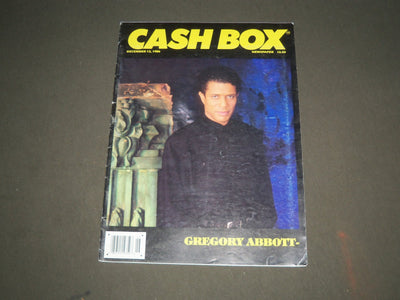 1986 DECEMBER 13 CASHBOX MAGAZINE - GREGORY ABBOTT COVER - SP 3526