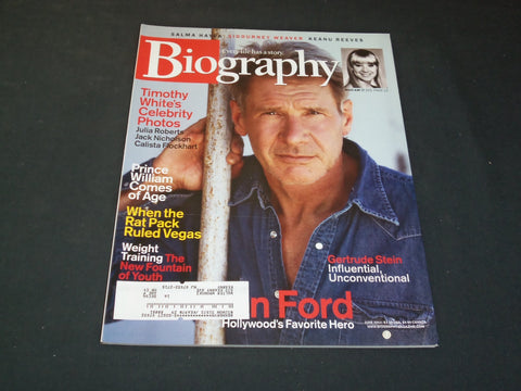 2003 JUNE BIOGRAPHY MAGAZINE - HARRISON FORD - SP 7332