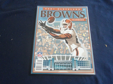2001 CLEVELAND BROWNS YEARBOOK - ST 6362U