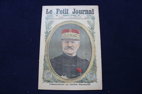 1917 OCT 21 LE PETIT JOURNAL SUPPLEMENT ILLUSTRE MAGAZINE -GEN ARCHINARD-NP 8822