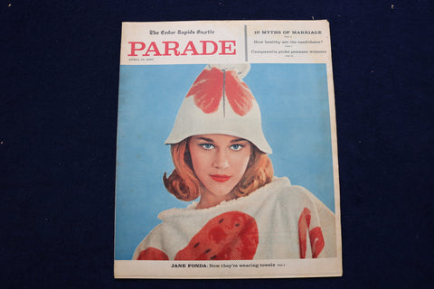 1960 APRIL 10 PARADE MAGAZINE - JANE FONDA COVER - E 22366