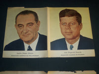 1960 NEW YORK SUNDAY NEWS COLOROTO PHOTOS LOT OF 2 - KENNEDY - JOHNSON - NP 4251