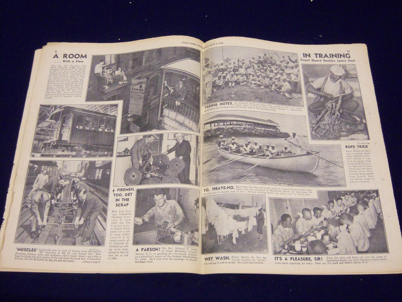 1942 JULY 8 NEW YORK DAILY NEWS - NAZIS CROSS DON, CLAIM KEY RAIL CITY - NP 1917