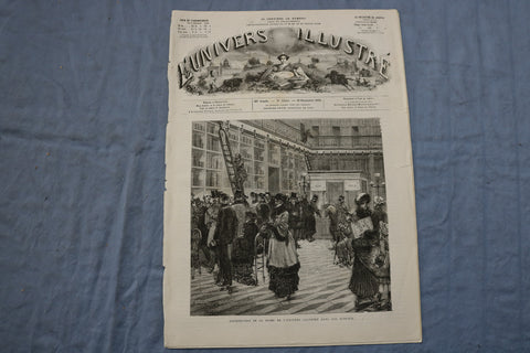 1882 DEC 30 L'UNIVERS ILLUSTRE - DISTRIBUTION DE LA PRIME - FRENCH - NP 8568