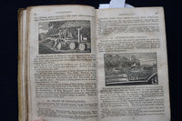 1833 THE MALTE-BRUN SCHOOL GEOGRAPHY HARDCOVER BOOK - KD 9442