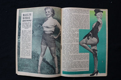 1953 AUGUST YENI INCI MAGAZINE - MARILYN MONROE & JOAN CRAWFORD COVER - E 26117