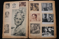 1940'S MOVIE STAR SCRAPBOOK - HUMPHREY BOGART - HENRY FONDA-CLARK GABLE- E 24889