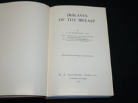 1956 DISEASES OF THE BREAST HARDCOVER BOOK BY C. D. HAAGENSE M. D. - KD 2761E