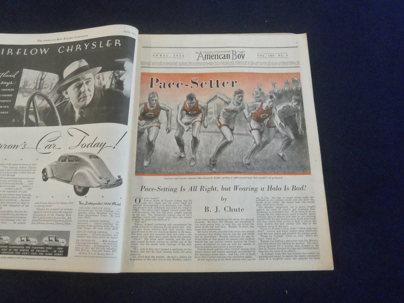 1934 APRIL AMERICAN BOY MAGAZINE - THE CASE OF THE LUCY M - ST 7084