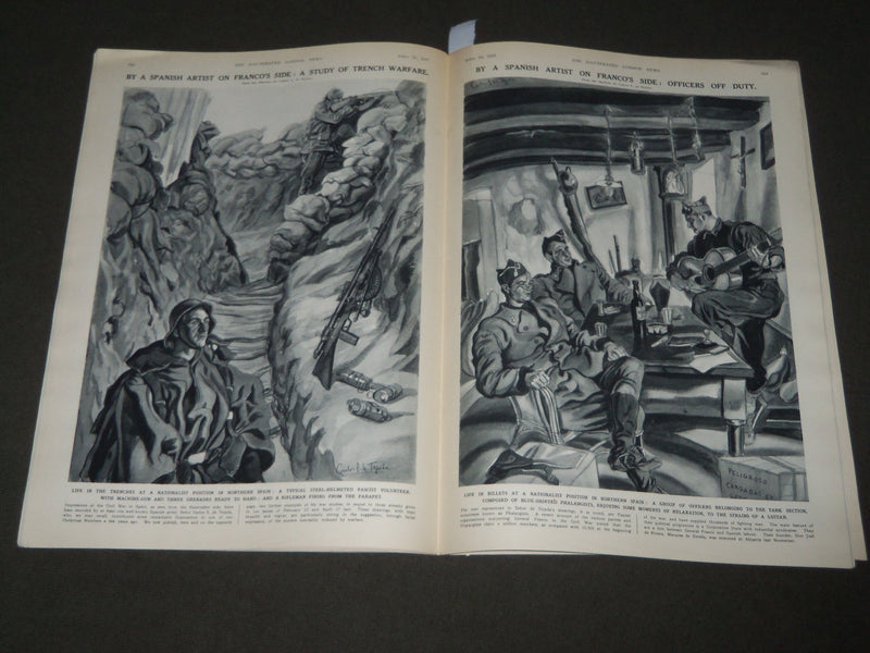 1937 APRIL 24 ILLUSTRATED LONDON NEWS MAGAZINE - GREAT PHOTOS - J 2765