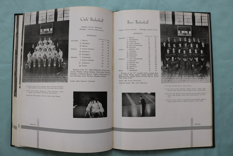 1935 THE RECHAUFFE EASTON HIGH SCHOOL YEARBOOK - EASTON, PENNSYLVANIA - YB 3553
