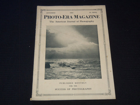 1925 SEPTEMBER PHOTO-ERA MAGAZINE - GREAT PHOTOS - SP 3253C