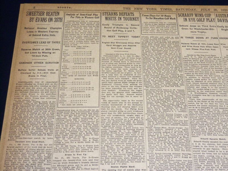 1923 JULY 28 NEW YORK TIMES - ROTHSTEIN EVASIVE AT FULLER HEARING - NT 7752