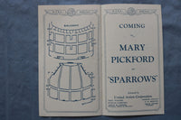 1926 APRIL 18 OLD LOVES AND NEW - LEWIS STONE- STRAND THEATRE PROGRAM - K 2738