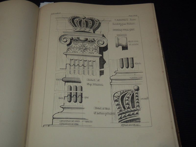 1870'S SCOTTISH WOODWORK XVI & XVII CENTURIES VOLUME #175 OF 250 - Z 229