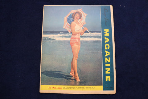 1954 AUGUST 1 CHICAGO TRIBUNE MAGAZINE - BARBARA BATES COVER - E 22155