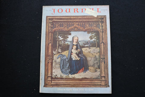 1949 DECEMBER LADIES' HOME JOURNAL MAGAZINE - PEACE ON EARTH COVER - 10314