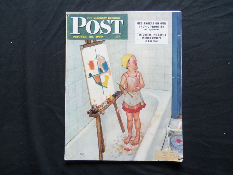 1950 OCTOBER 28 THE SATURDAY EVENING POST MAGAZINE - ILLUSTRATED COVER - SP 1846