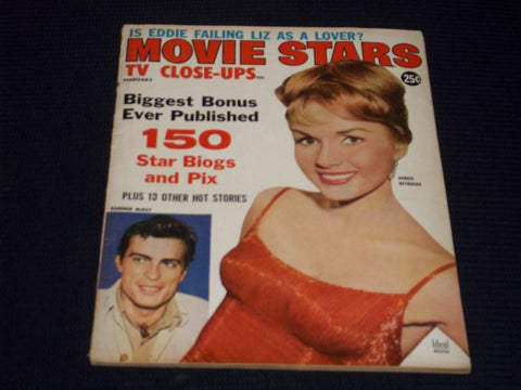1960 FEBRUARY MOVIE STARS TV CLOSE-UPS MAGAZINE - DEBBIE REYNOLDS - E 13344