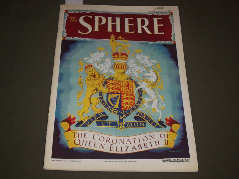 1953 JUNE 6 THE SPHERE MAGAZINE - CORONATION OF QUEEN ELIZABETH II - SP 8307