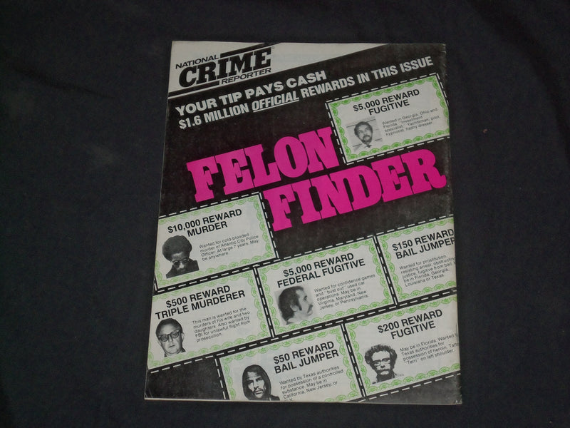 1977 NATIONAL CRIME REPORTER MAGAZINE - PREMIERE ISSUE - CW 487