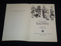 1974 THIS IS A HOPI KACHINA BOOK BY BARTON WRIGHT & ROAT - ARIZONA - J 8798