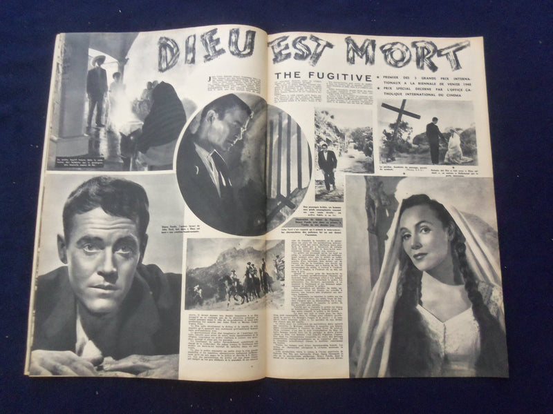 1948 OCT 26 CINEMONDE MAGAZINE - LINDA DARNELL COVER - BELGIUM EDITION- SP 4867Y