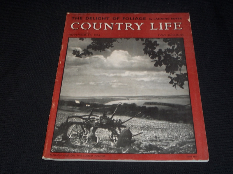 1954 NOVEMBER 11 COUNTRY LIFE MAGAZINE - VERY NICE FRONT COVER - E 4535