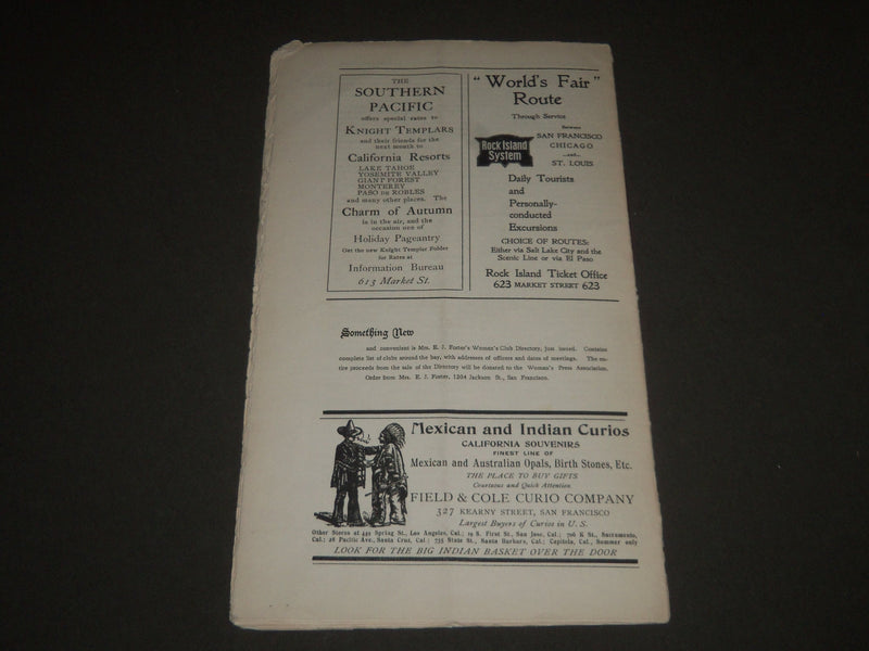 1904 SEPTEMBER CLUB LIFE WOMAN'S GUILD MAGAZINE - J 2584