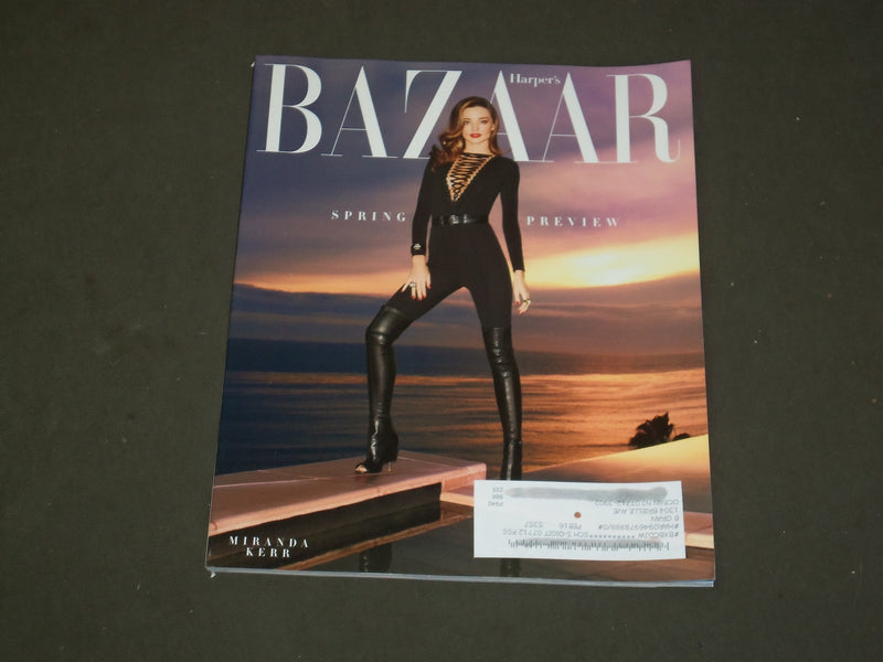 2015 FEBRUARY HARPER'S BAZAAR MAGAZINE - MIRANDA KERR COVER - B 3672