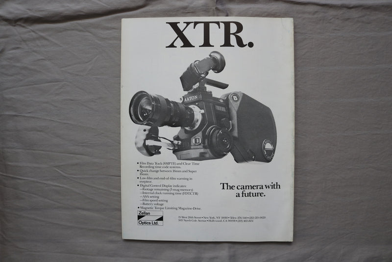 1985 NOV AMERICAN CINEMATOGRAPHER MAGAZINE - FRED WARD COVER - E 19852