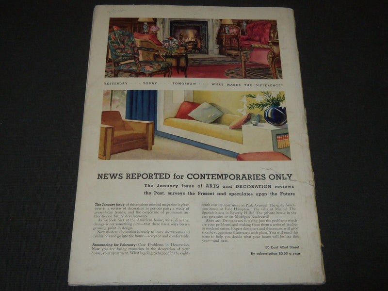 1935 JANUARY THE STAGE MAGAZINE - INA CLAIRE - GREAT PHOTOS & ADS - ST 46