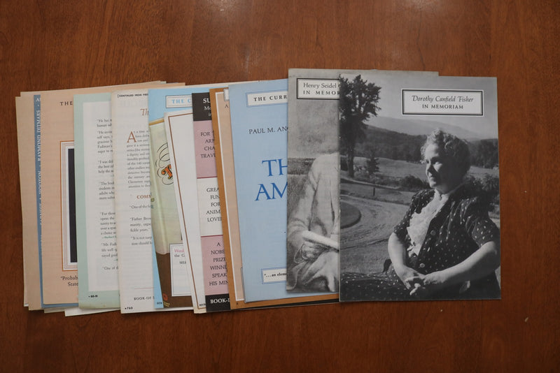 1958-1961 BOOK-OF-THE-MONTH CLUB NEWS MAGAZINE - LOT OF 11 - O 3921